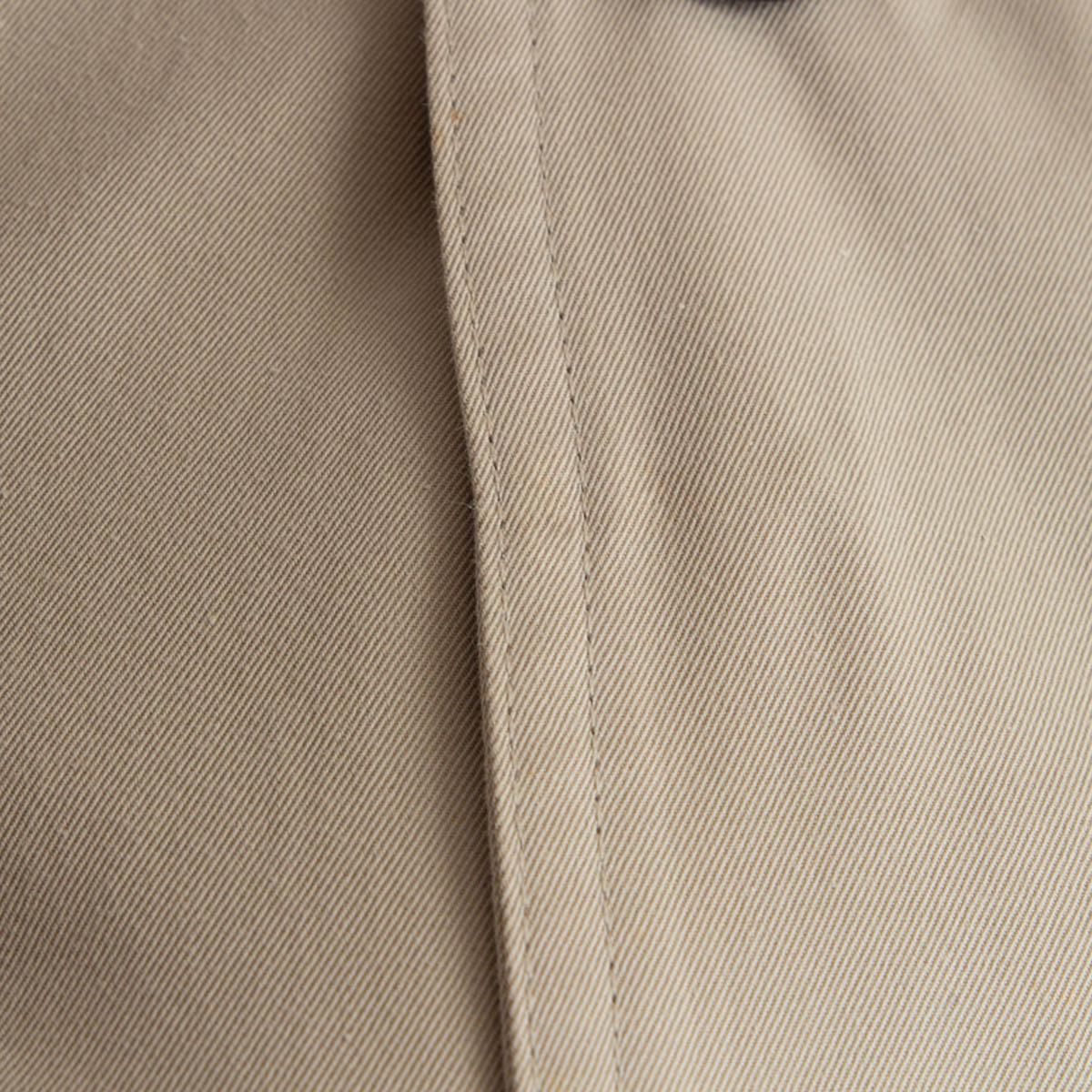 Beige BURBERRY beige cotton KENSINGTON DOUBLE BREASTED TRENCH Coat Jacket 8 S