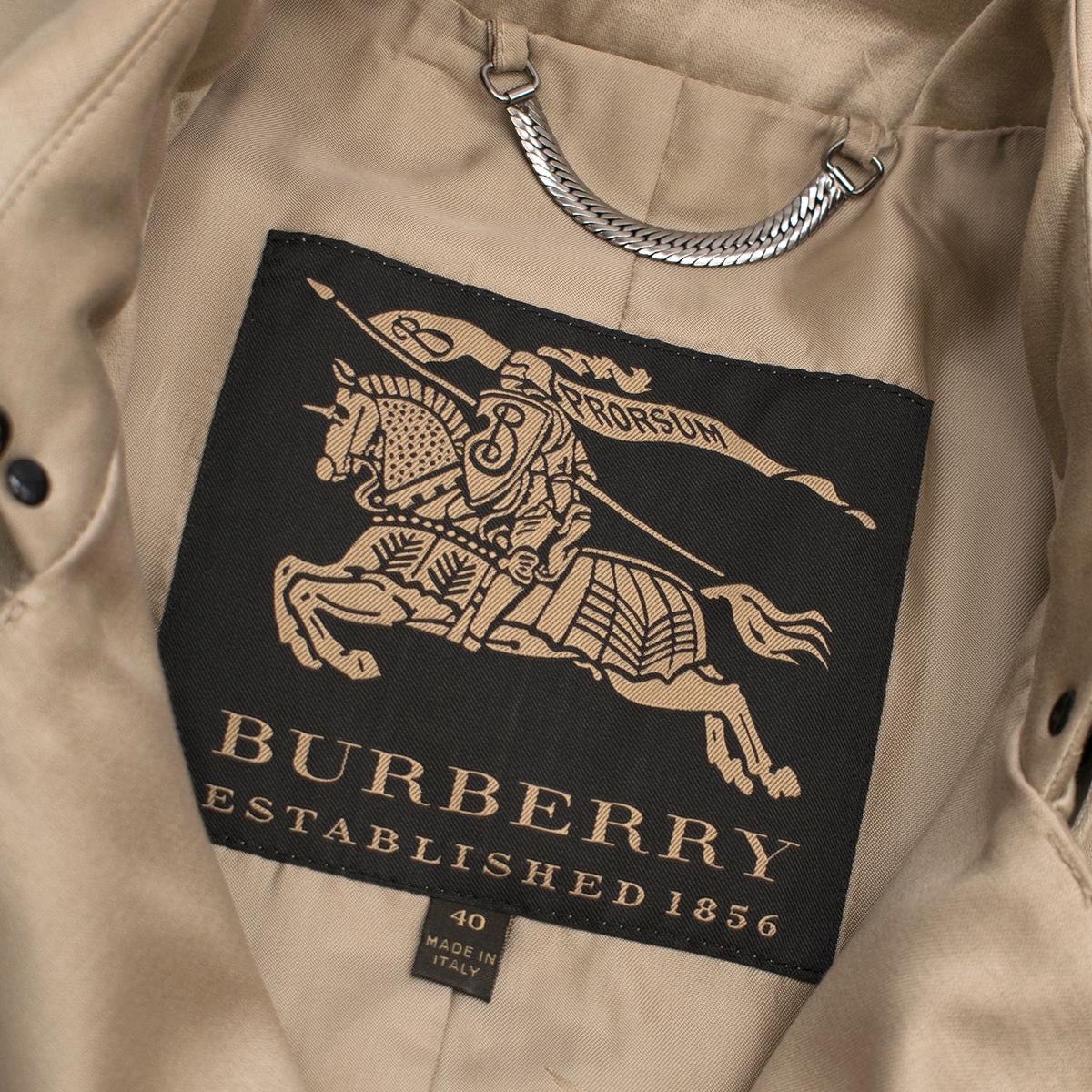 burberry satin trench coat