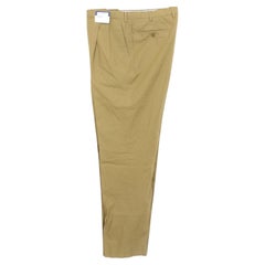 Pantalon en coton beige Burberry 1990