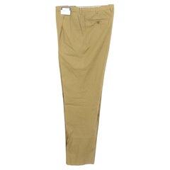 Vintage Burberry Beige Cotton Trousers 1990s