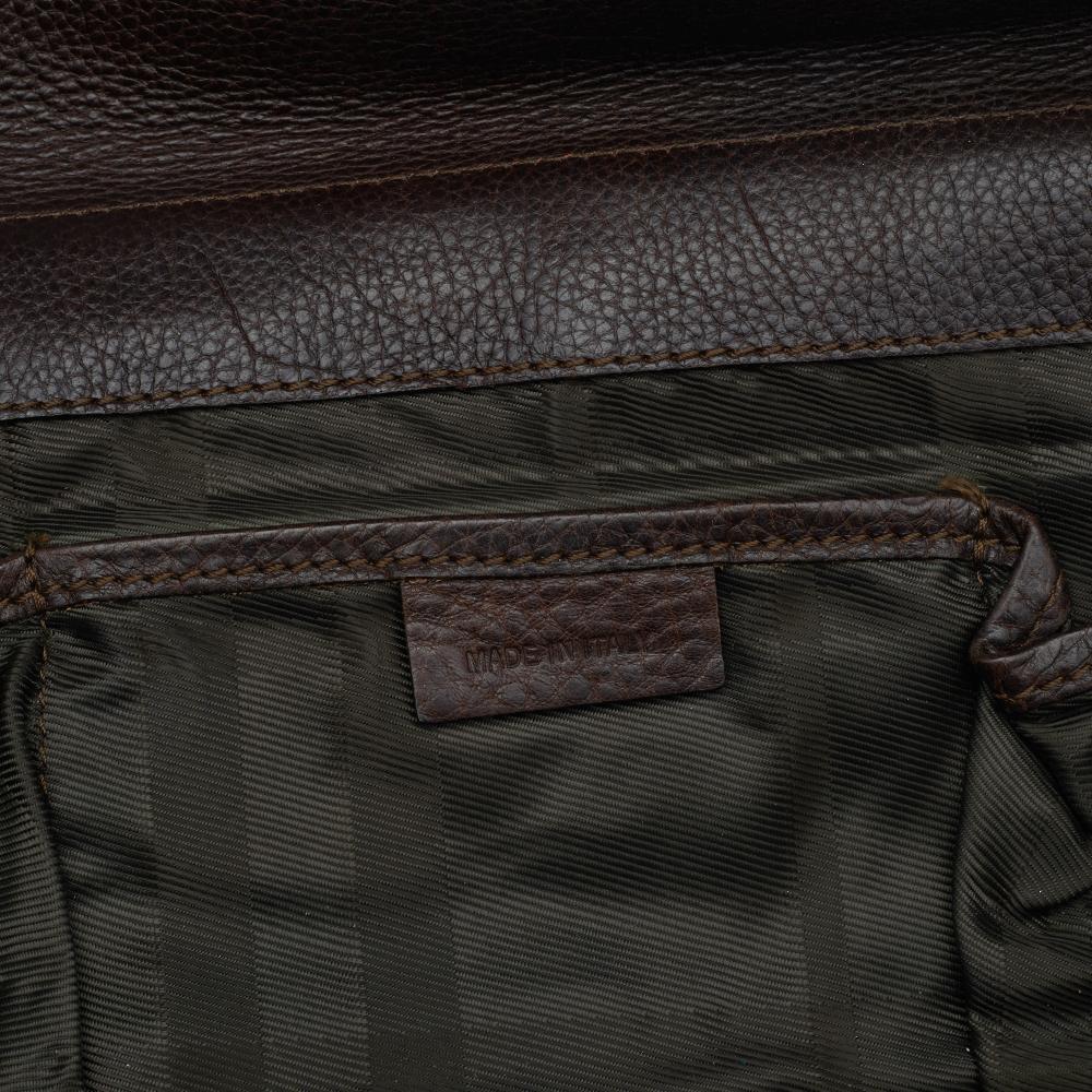Burberry Beige/marrone scuro Nova Check in tela e pelle Manor Satchel In condizioni buone a Dubai, Al Qouz 2