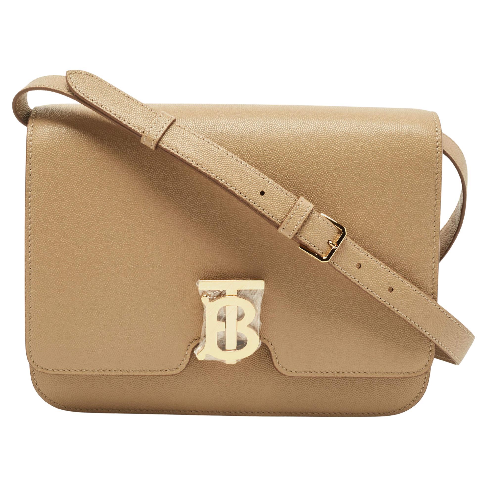 Burberry medium 2025 leather tb bag