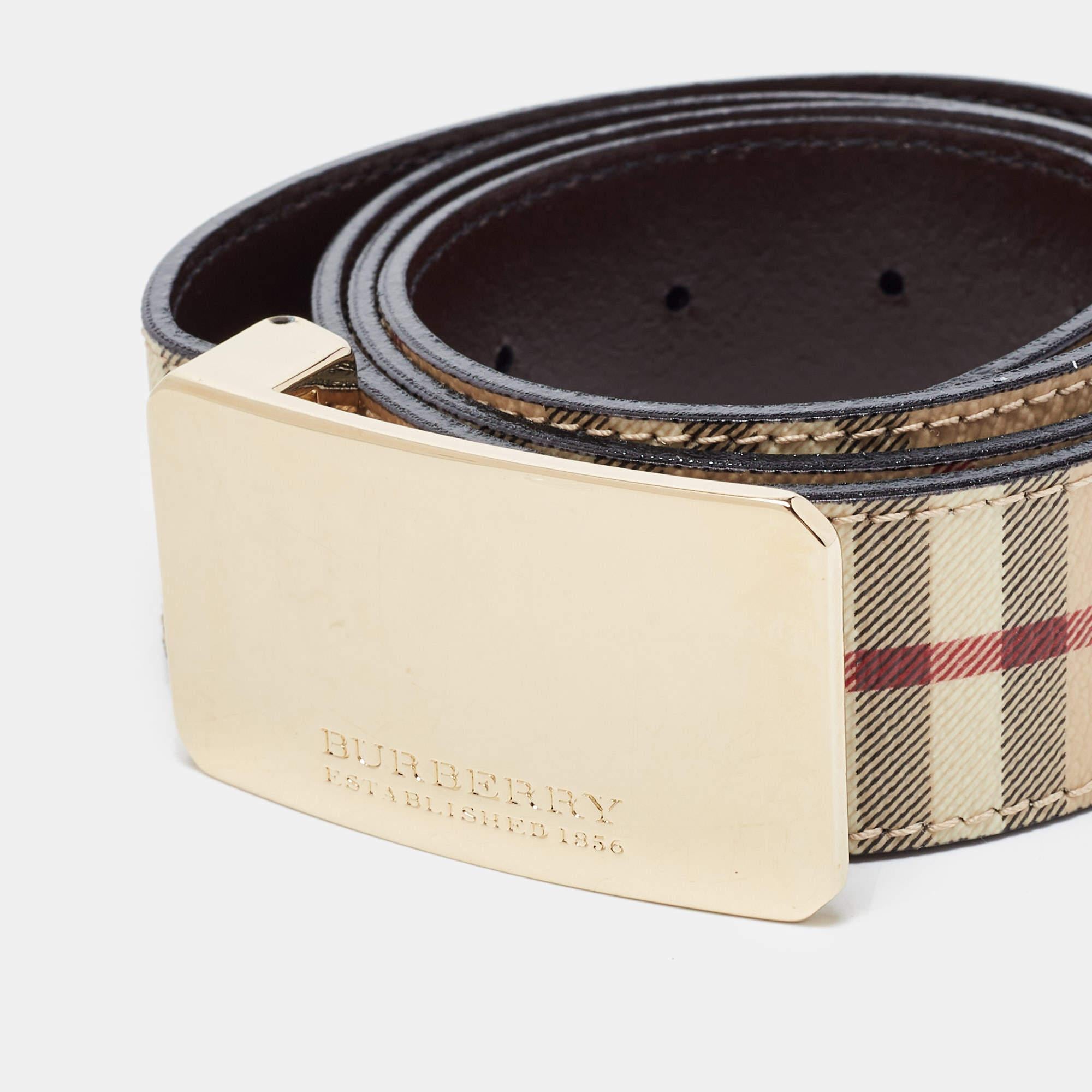 Belts are amazing accessories offering both functionality and style. If you're looking to add one, we have this fine choice by Burberry. It has a luxe look and a beautiful finish.

Includes: Original Dustbag, Original Box, Brand Tag