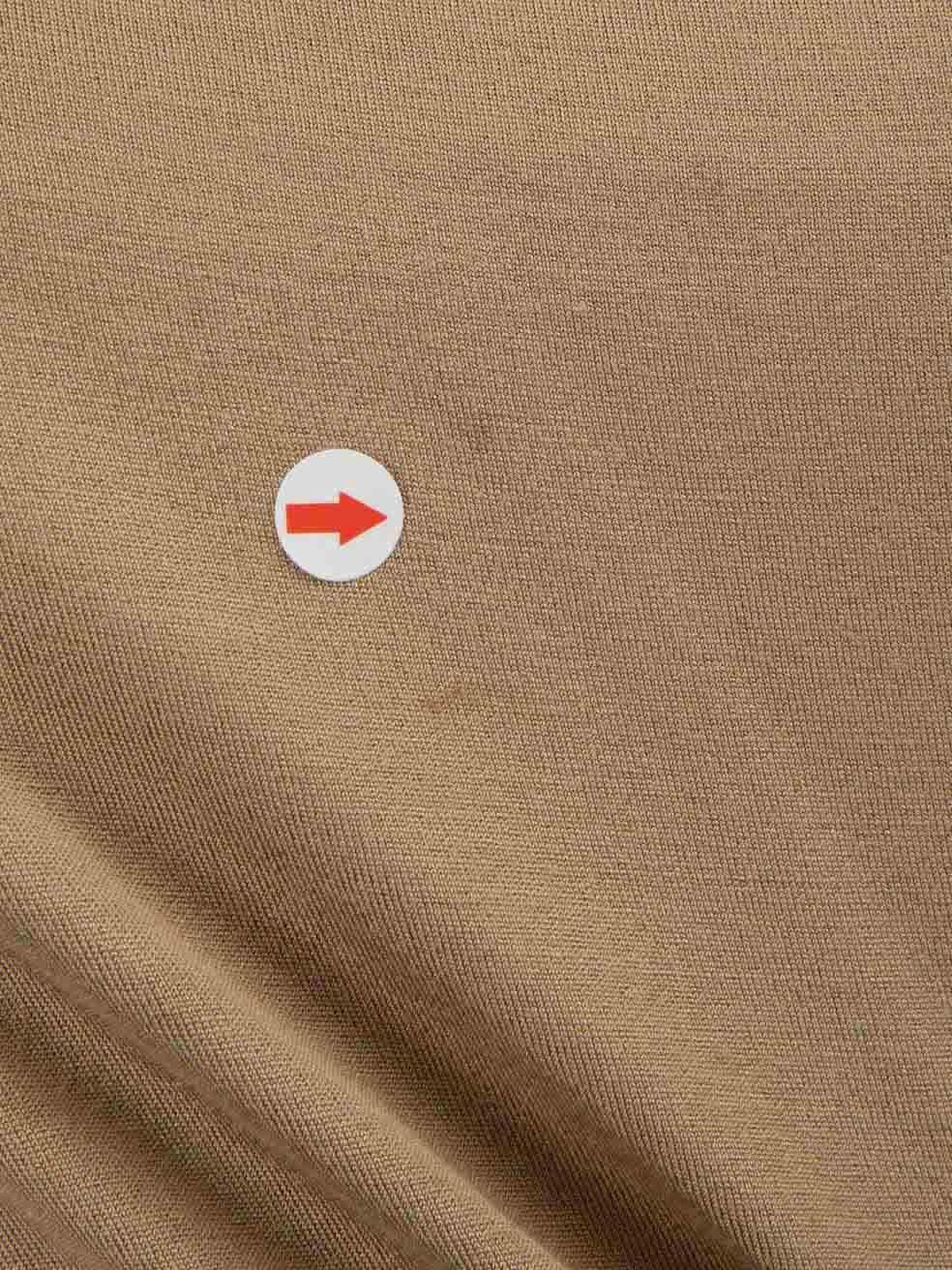 Burberry Beige Knot Detail Knee Length Dress Size XS 4