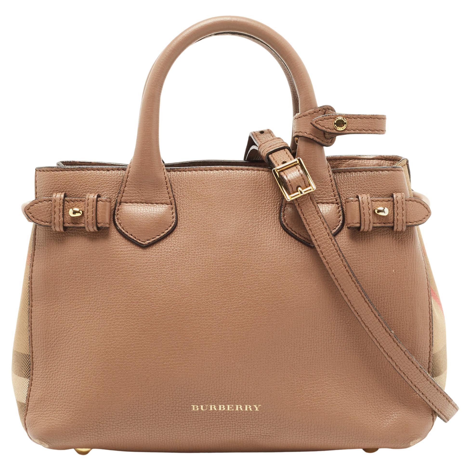 Burberry small online banner bag