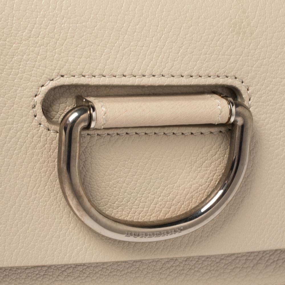 Burberry Beige Leather Mini D-Ring Crossbody Bag 1