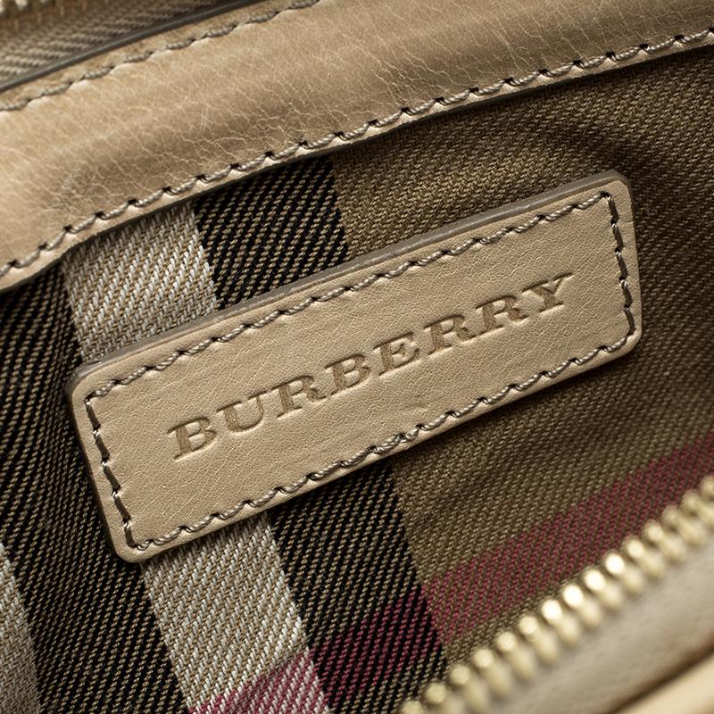 Burberry Beige Leather Pochette Shoulder Bag 5