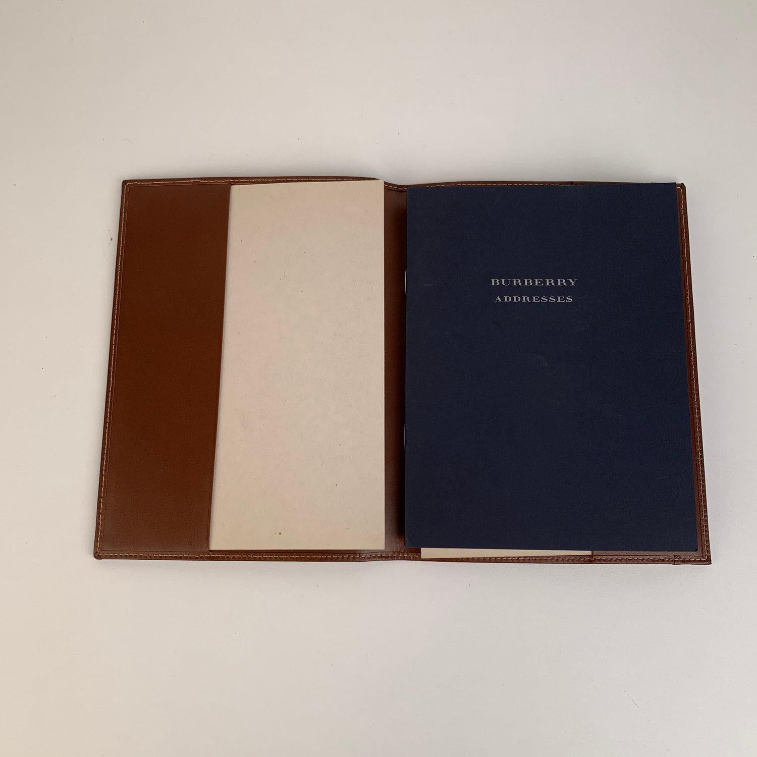 Burberry Beige Nova Check Address Book Notepad Agenda Cover For Sale at  1stDibs | burberry notebook, burberry agenda cover, burberry agenda