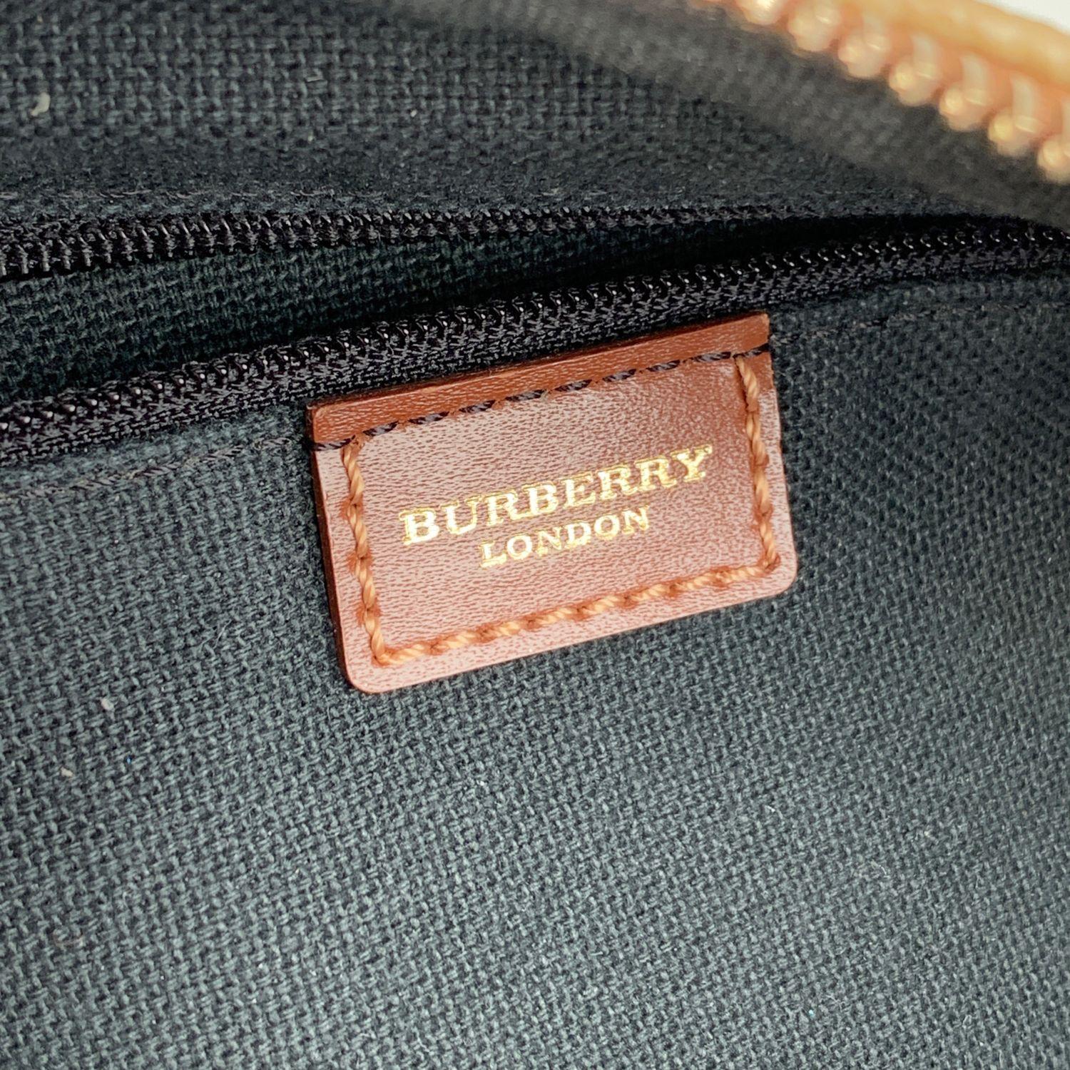 Burberry Beige Nova Check Canvas Handbag Satchel 3