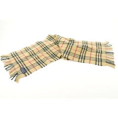 Burberry Beige Nova Check Classic Scarf 730bur324