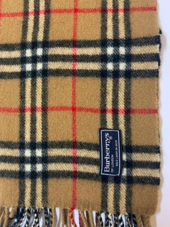 Burberry Beige Nova Check Classic Scarf 863543 For Sale at 1stDibs