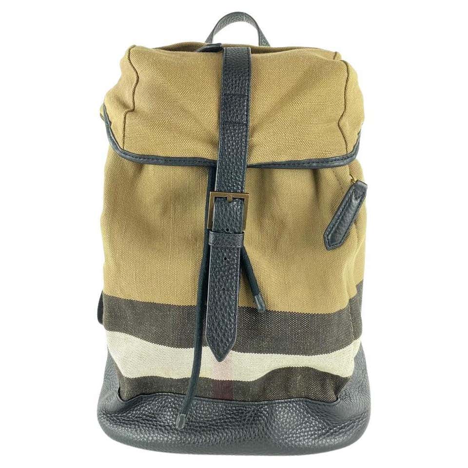 Burberry The Large Rucksack in Technical Nylon and Leather Large at ...