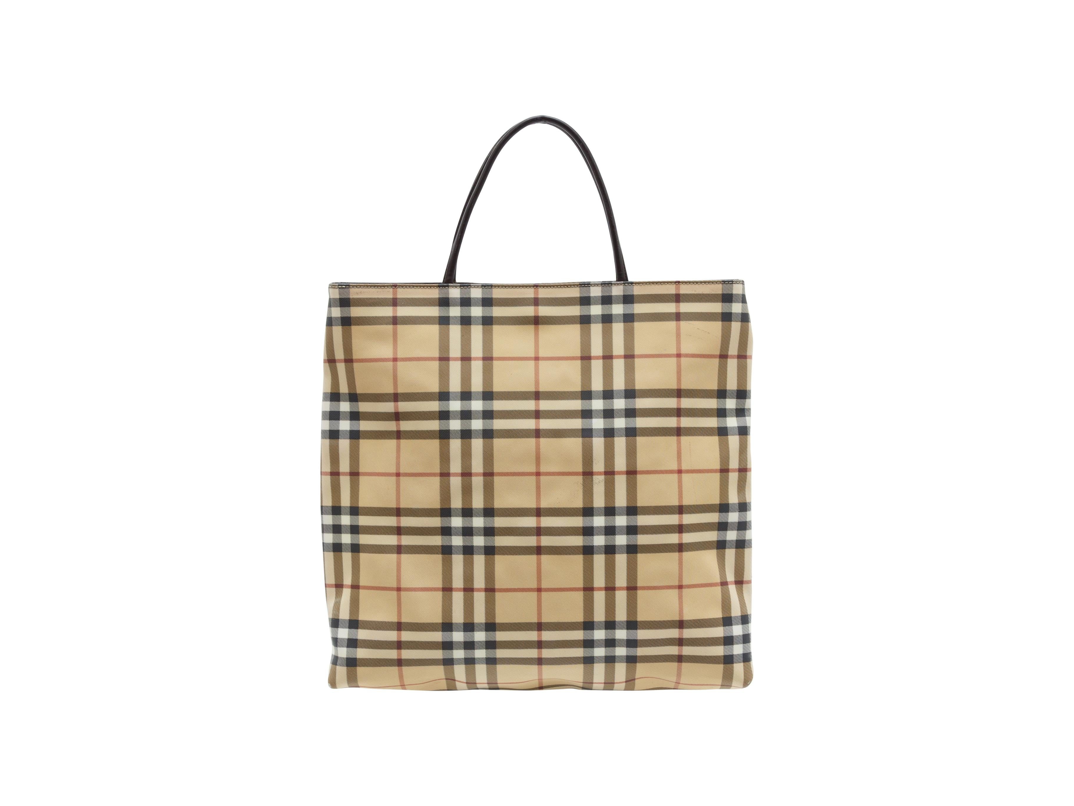 burberry nova check tote