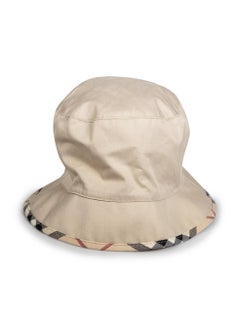 Burberry Beige Nova Check Trimmed Bucket Hat