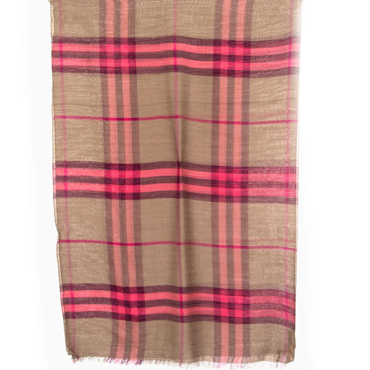 burberry pink scarf