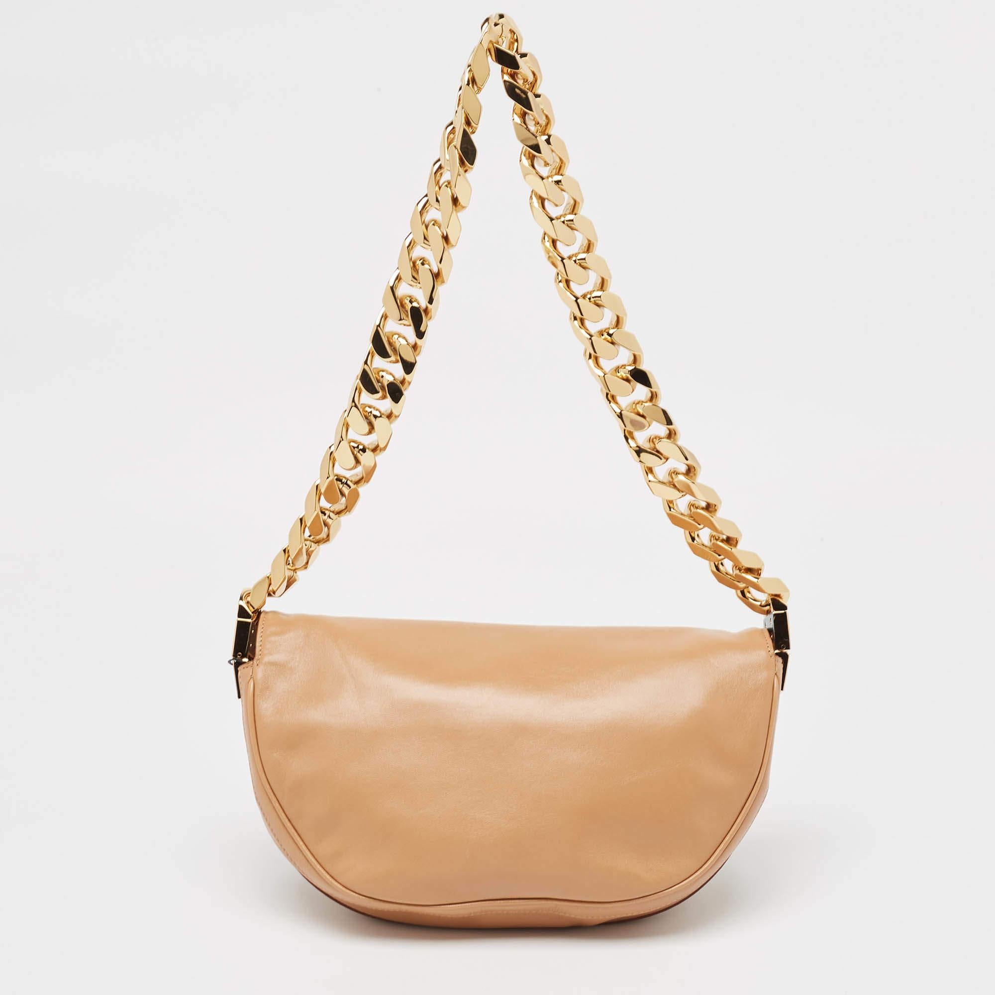 De las mujeres Bolso Olympia Pequeño Burberry Beige Piel Suave