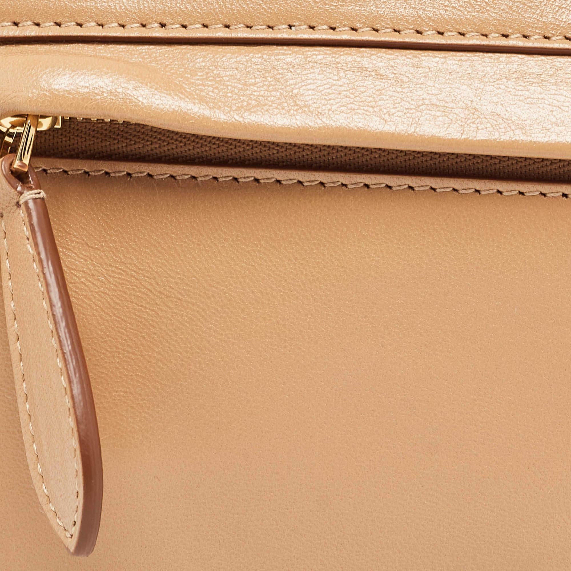 Burberry Beige Soft Leather Small Olympia Bag 1