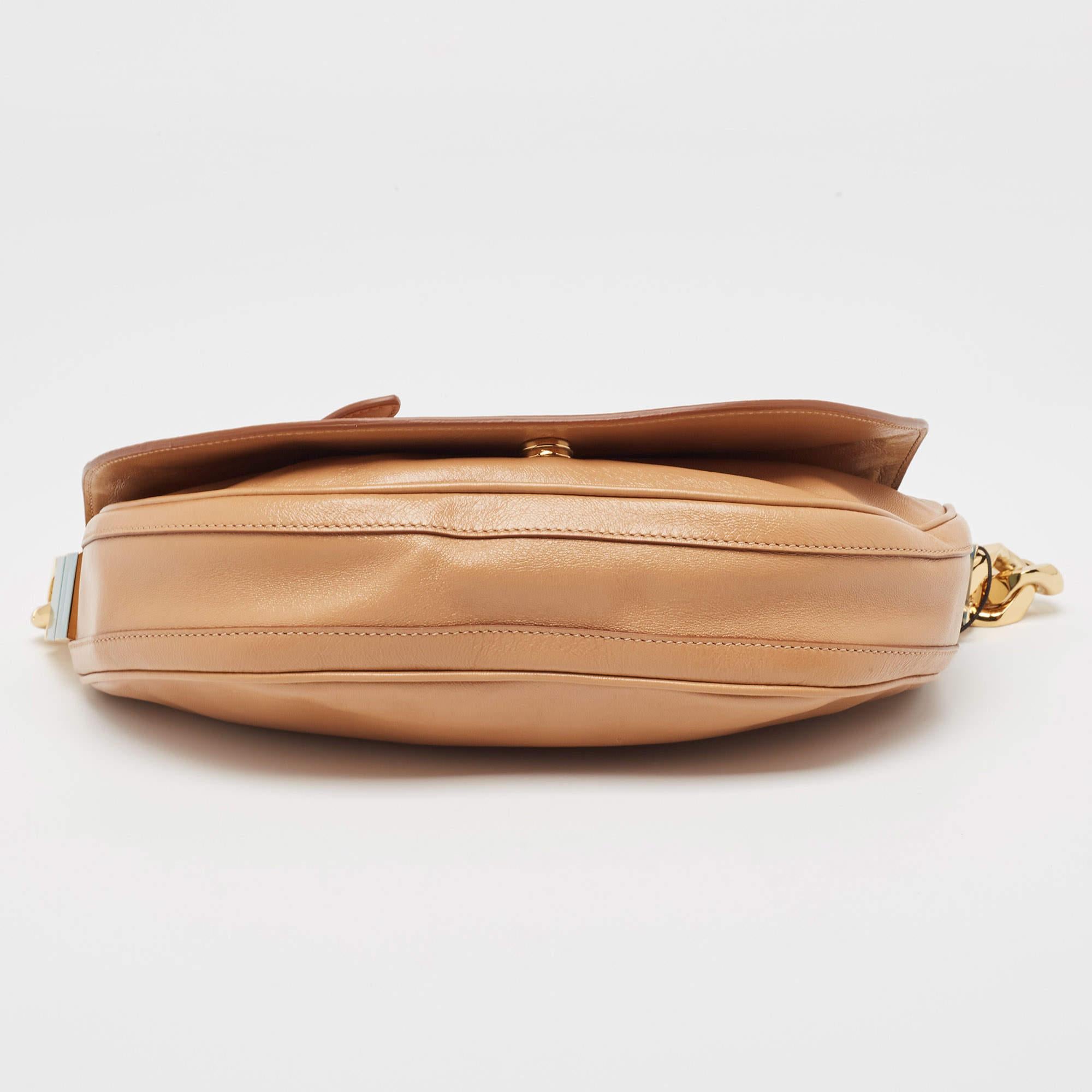 Bolso Olympia Pequeño Burberry Beige Piel Suave 3