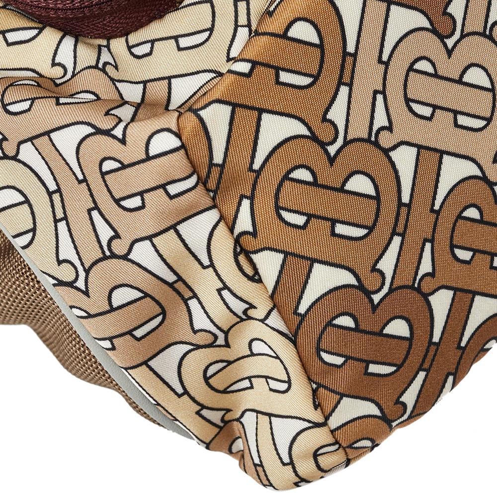 Burberry Beige TB Monogram Nylon Leo Belt Bag 5