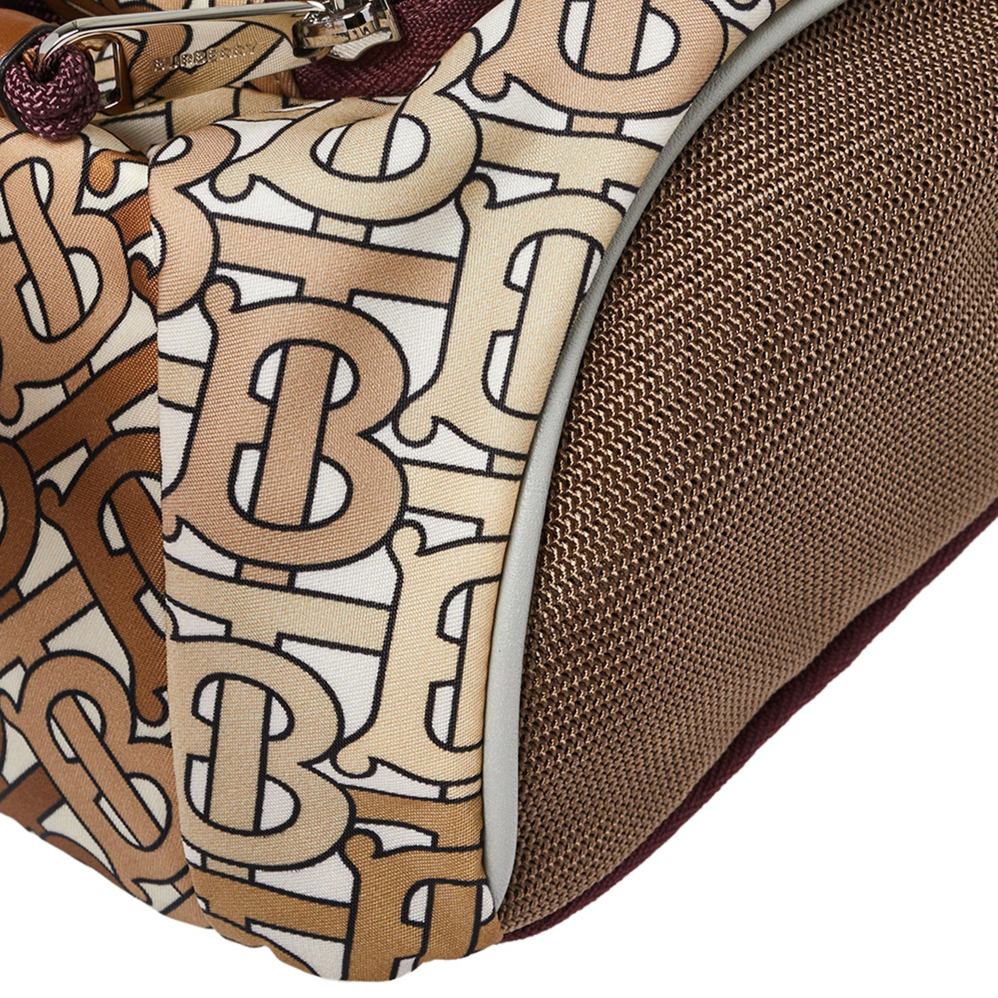 Burberry Beige TB Monogram Nylon Leo Belt Bag 5