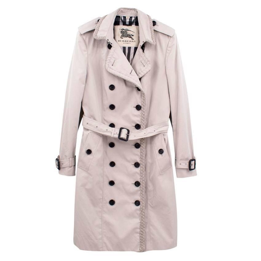 Burberry Beige Trench Coat For Sale 6
