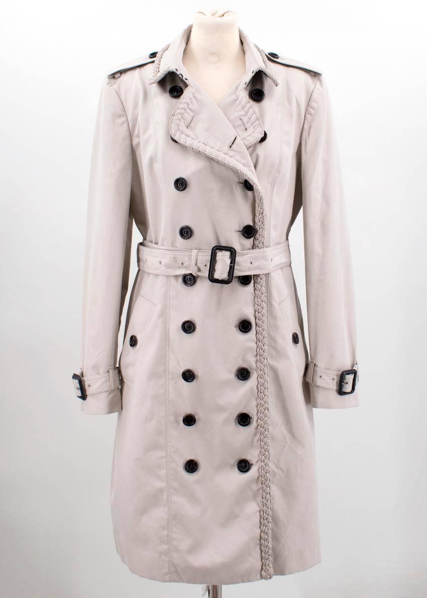 Burberry Beige Trench Coat For Sale 3