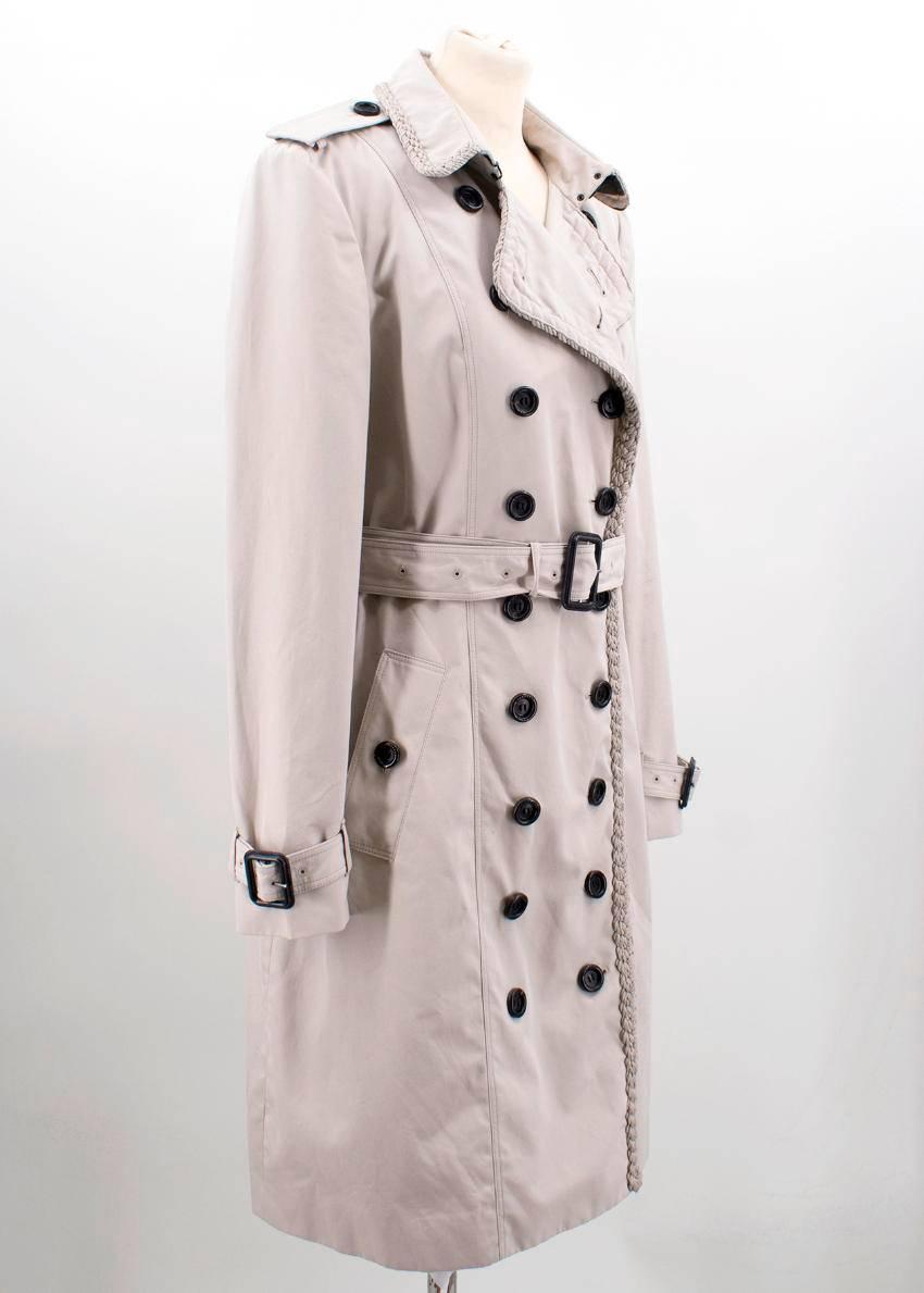 Burberry Beige Trench Coat For Sale 4