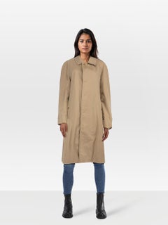 Burberry Beige Trench Mid Length Coat Size L