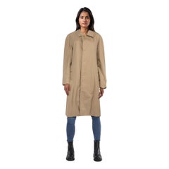 Burberry Beige Trench Mid Length Coat Size L