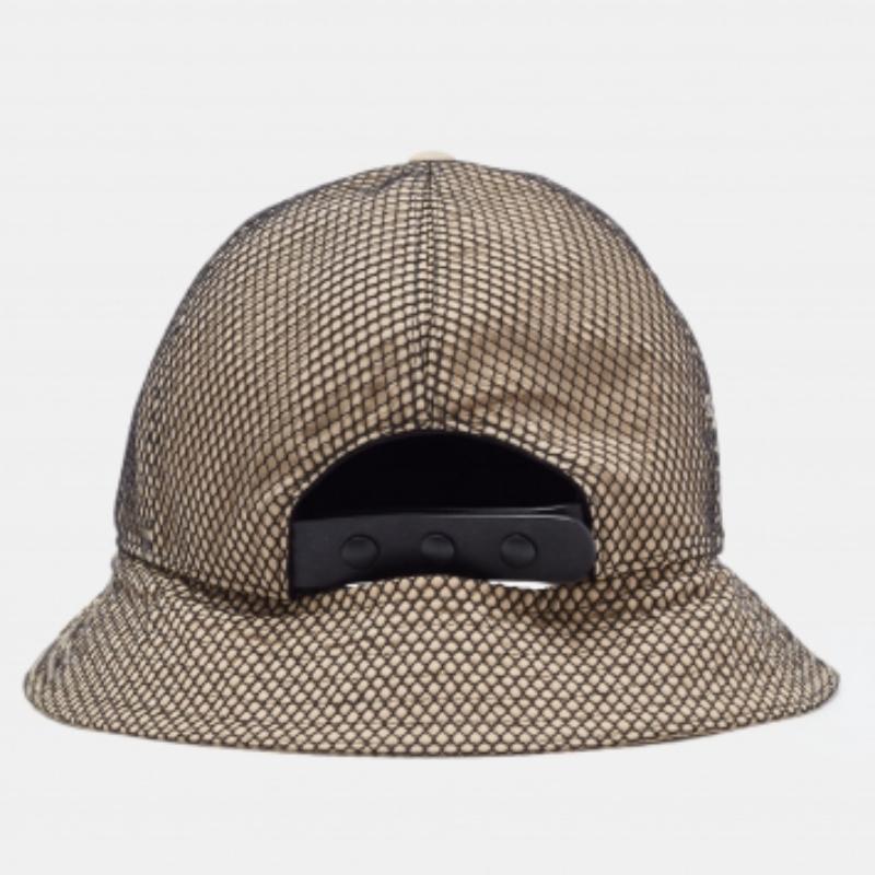 Donna Burberry Beige Trucker Ricostruito Cotone Baseball Cap L in vendita