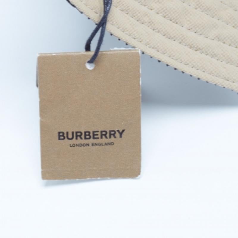 Burberry Beige Trucker Ricostruito Cotone Baseball Cap L in vendita 1