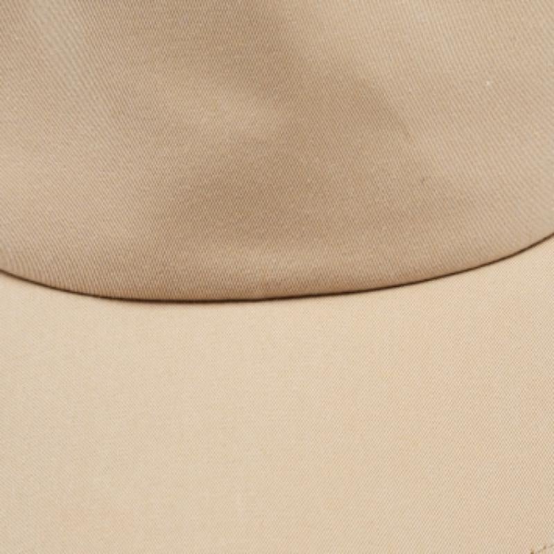 Burberry Beige Trucker Ricostruito Cotone Baseball Cap L in vendita 3