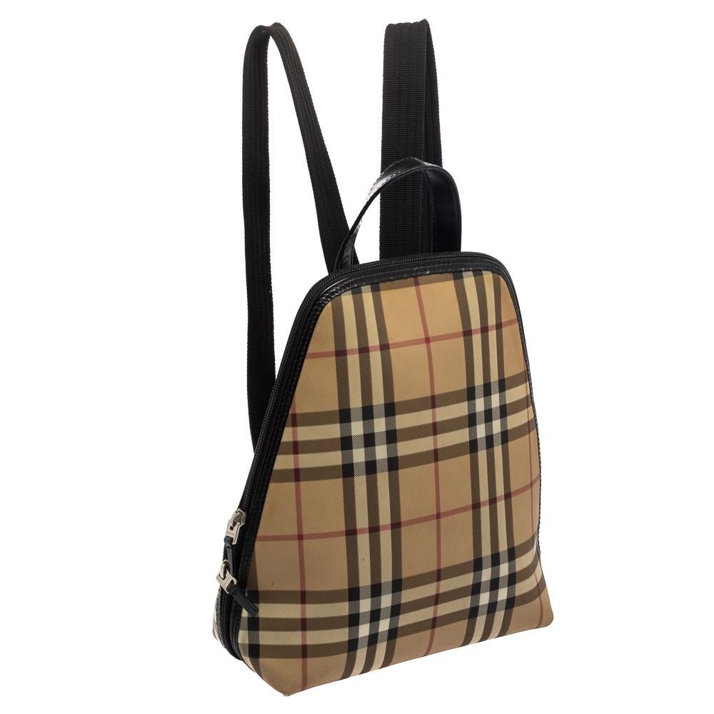 burberry backpack vintage