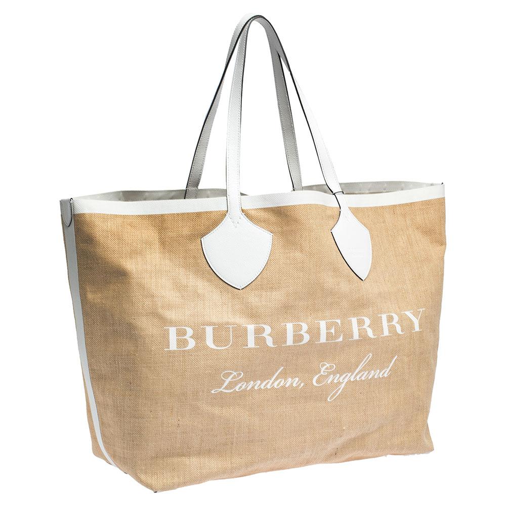 burberry jute bag