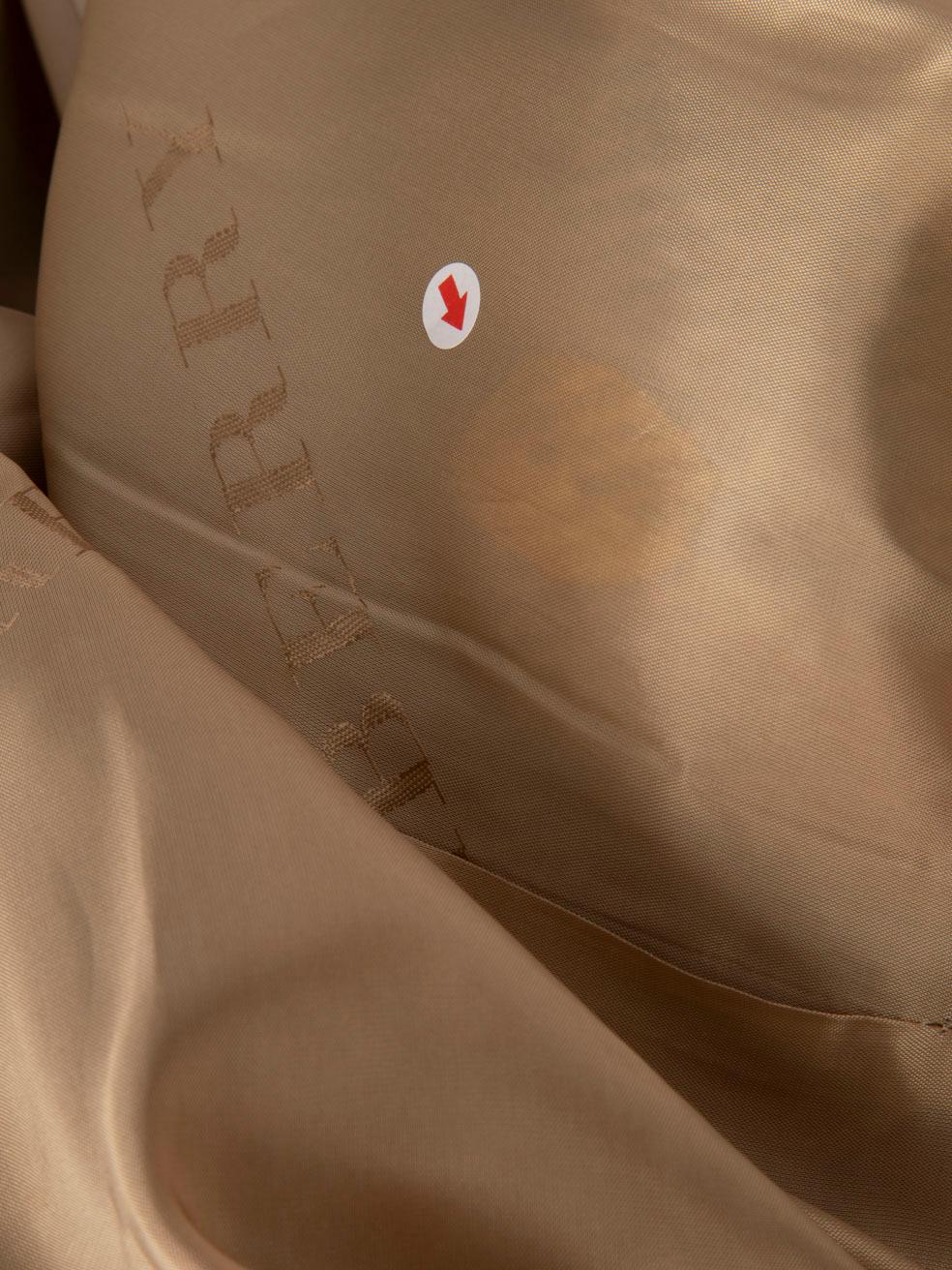 Burberry Beige Wool Nova Check Mid-Length Coat Size XS 3