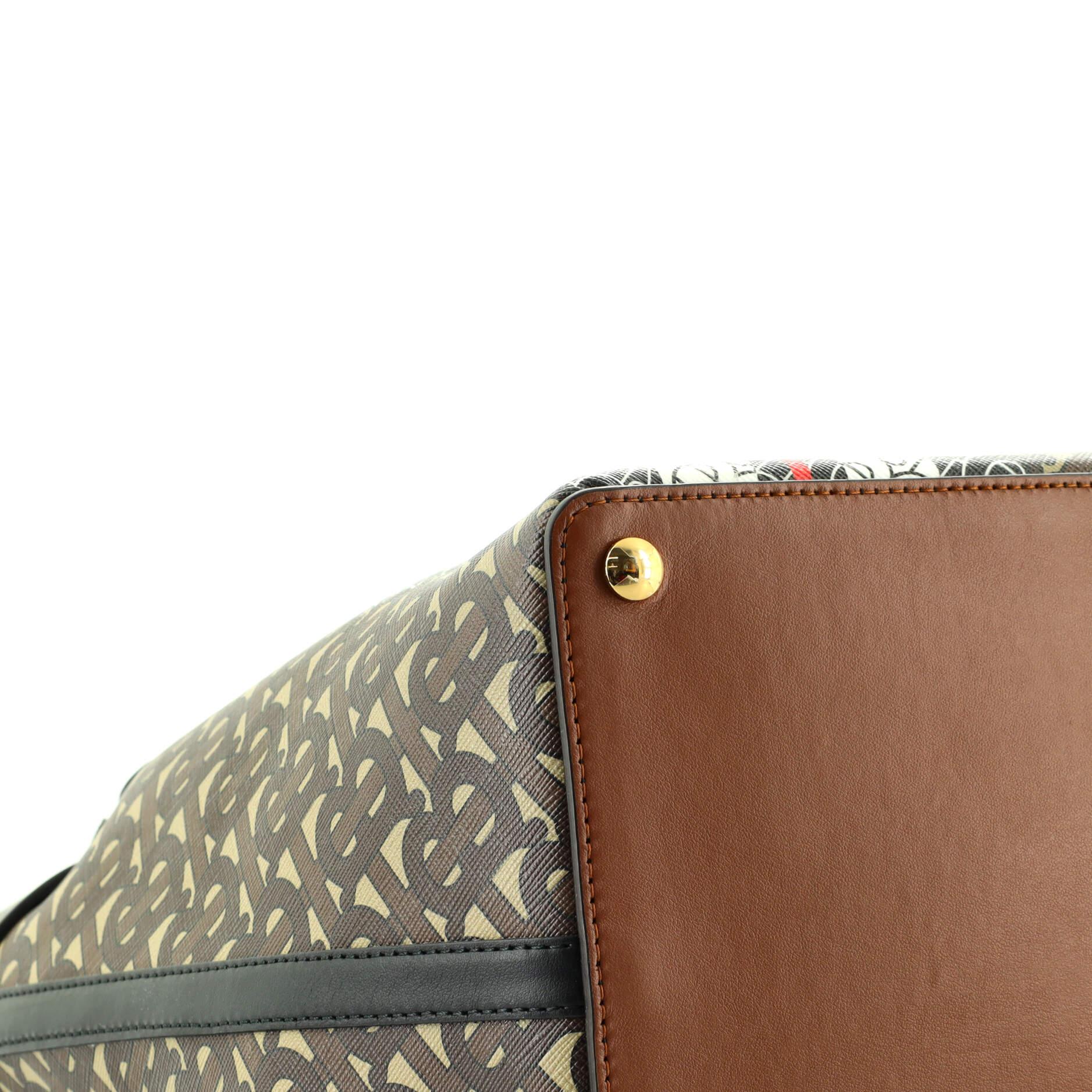 Burberry Belt Tote Monogram E-Canvas Medium 1