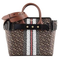 Burberry Belt Tote Monogram E-Canvas Small