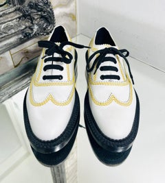 Burberry Bertram Topstitched Leather Brogues