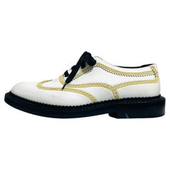 Burberry Bertram Topstitched Leather Brogues