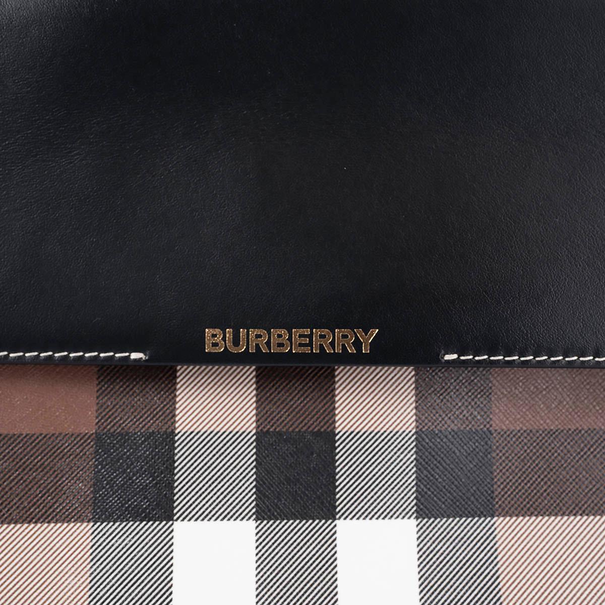 BURBERRY Birch brown check & leather MEDIUM CATHERINE Shoulder Bag 1