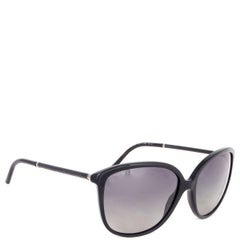 Occhiali da sole CAT-EYE BURBERRY in acetato nero con lenti sfumate B 4118-Q
