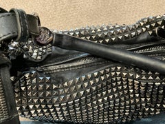 Burberry Black and Silver Studded Hoxton Hobo