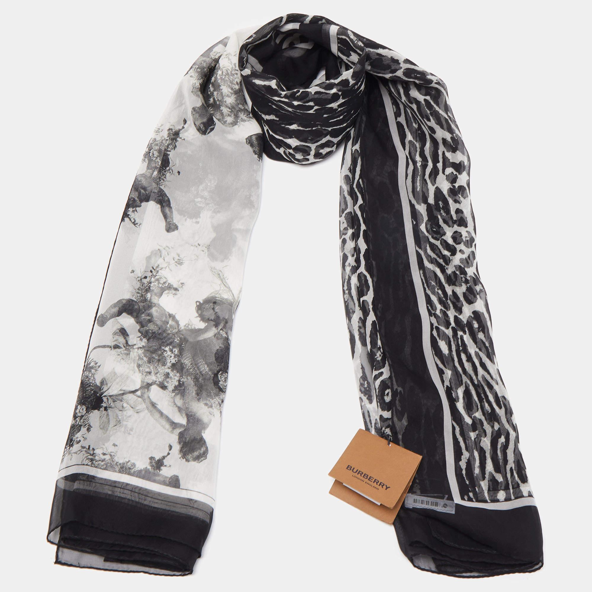 Classy and stylish are some words that come to our minds when we look at the scarf. The label brings you this versatile creation made from luxurious materials that you style with many outfits.

Includes: Brand tag