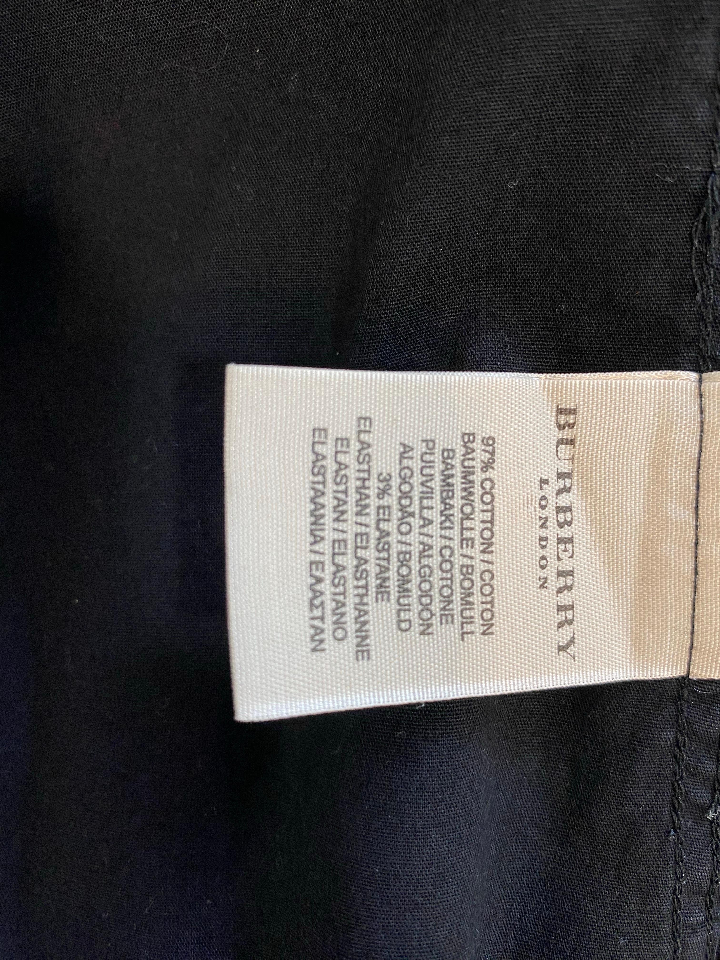 Camicetta Burberry nera in vendita 4