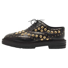 Burberry Black Brogue Leather Deardown Derby 