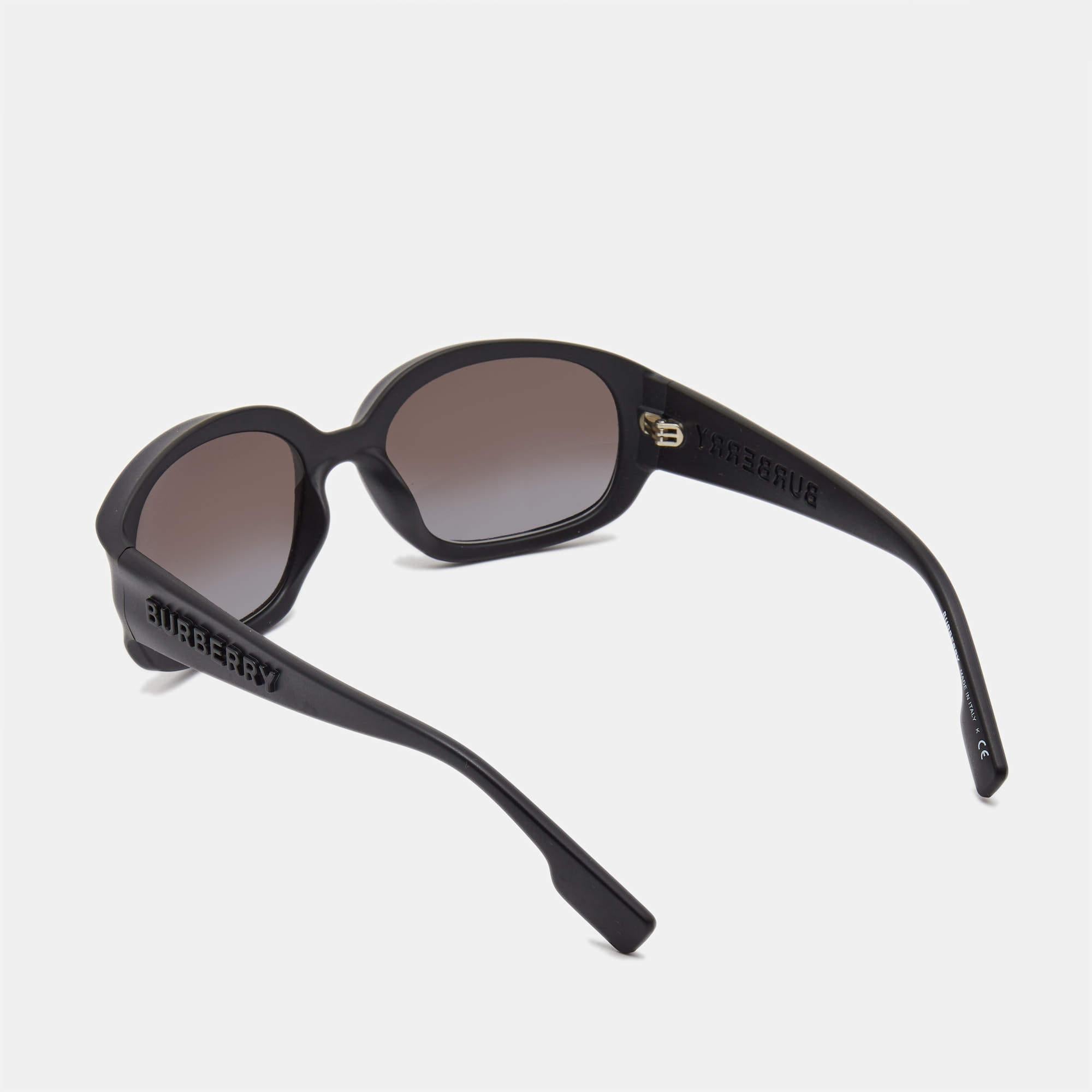 Elevate your eyewear game with these Burberry black sunglasses. Meticulously crafted from premium materials, they offer unparalleled protection and a timeless design, making them a must-have accessory for the fashion-forward.

Includes: Original