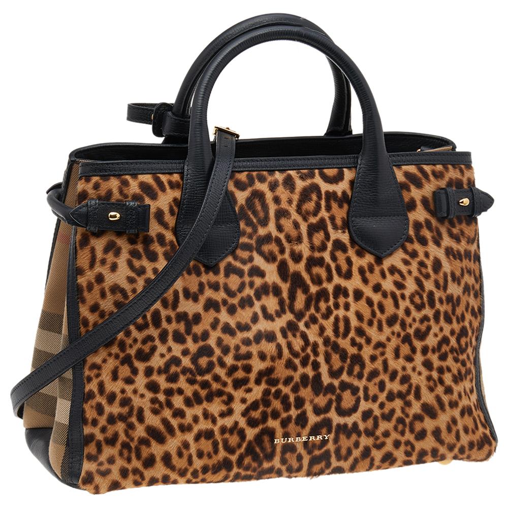 burberry animal print bag