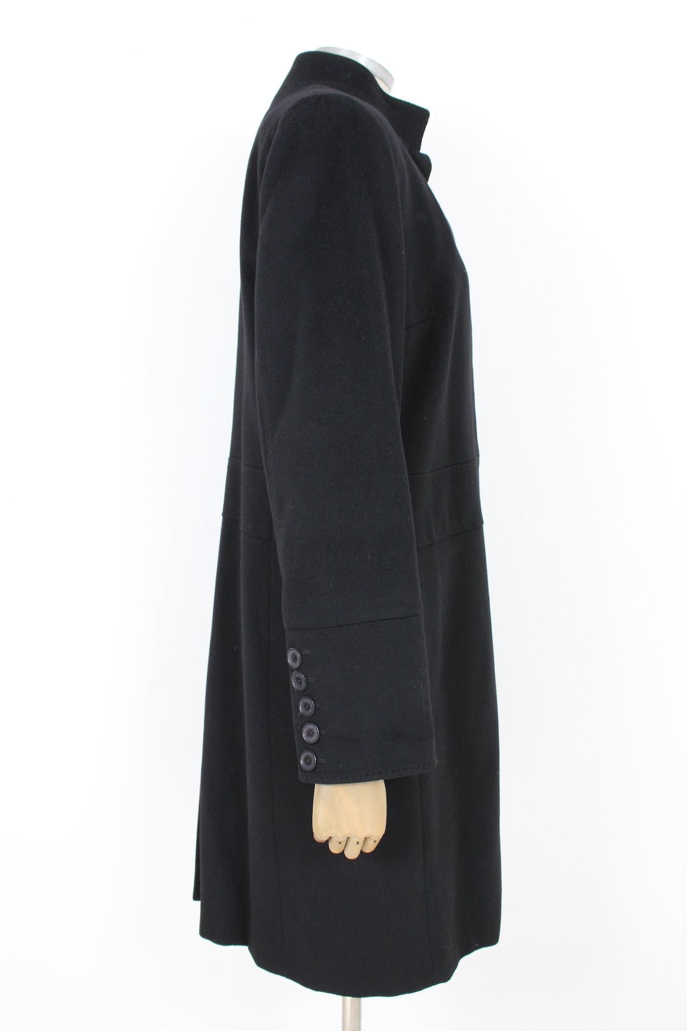 Women's Burberry Black Cashmere Classic Coat