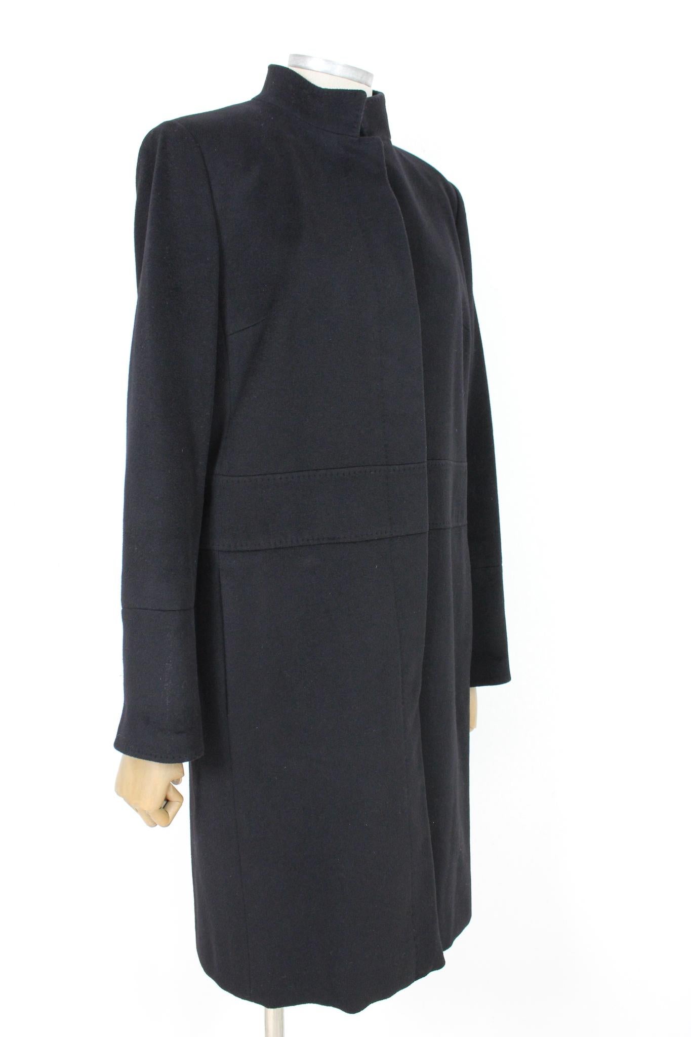 Burberry Black Cashmere Classic Coat 1