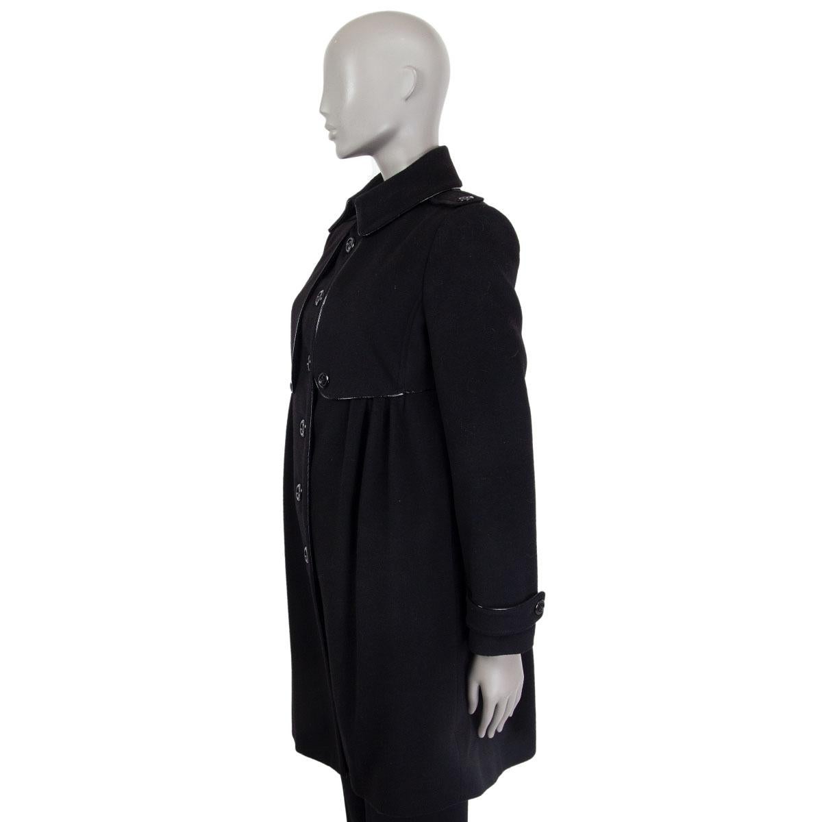 burberry cashmere coat black